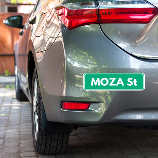 BIG Bubble-free stickers MOZA STREET
